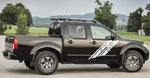 Vinyl Graphics Execlusive Line Graphic compatible with  Nissan Frontier | Car Sticker | Compatible with nissan decal | universal decals stickers