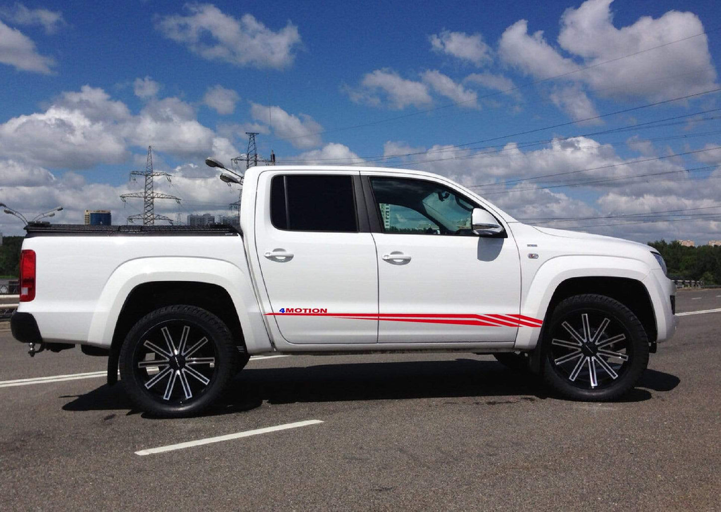 EXLUSIVE 2 color Graphics for Volkswagen Amarok | VW Amarok Decal kit | VW decals | Amarok decals