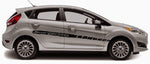 Premium Vinyl Stickers Compatible with Ford Fiesta Decorative car decals Unique Line Design