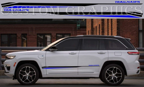 Vinyl Graphics Figure Design Unique Vinyl Graphics for Jeep Grand Cherokee Trailhawk