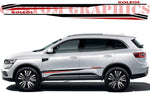 Vinyl Graphics Figure Line Design Graphic Racing Stripes Compatible with Renault Koleos