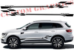 Vinyl Graphics Finish Line Design Graphic Racing Stripes Compatible with Renault Koleos