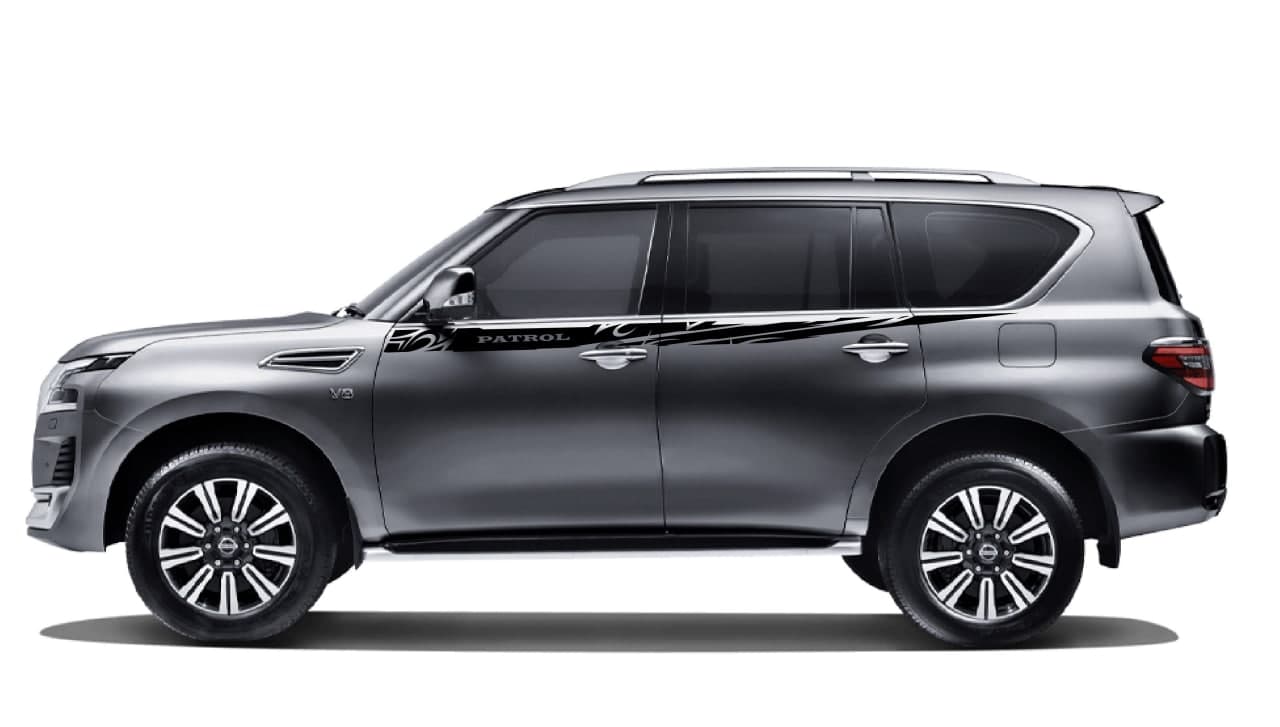 Vinyl Graphics Flame Graphic Vinyl Stripes Compatible with Nissan Patrol