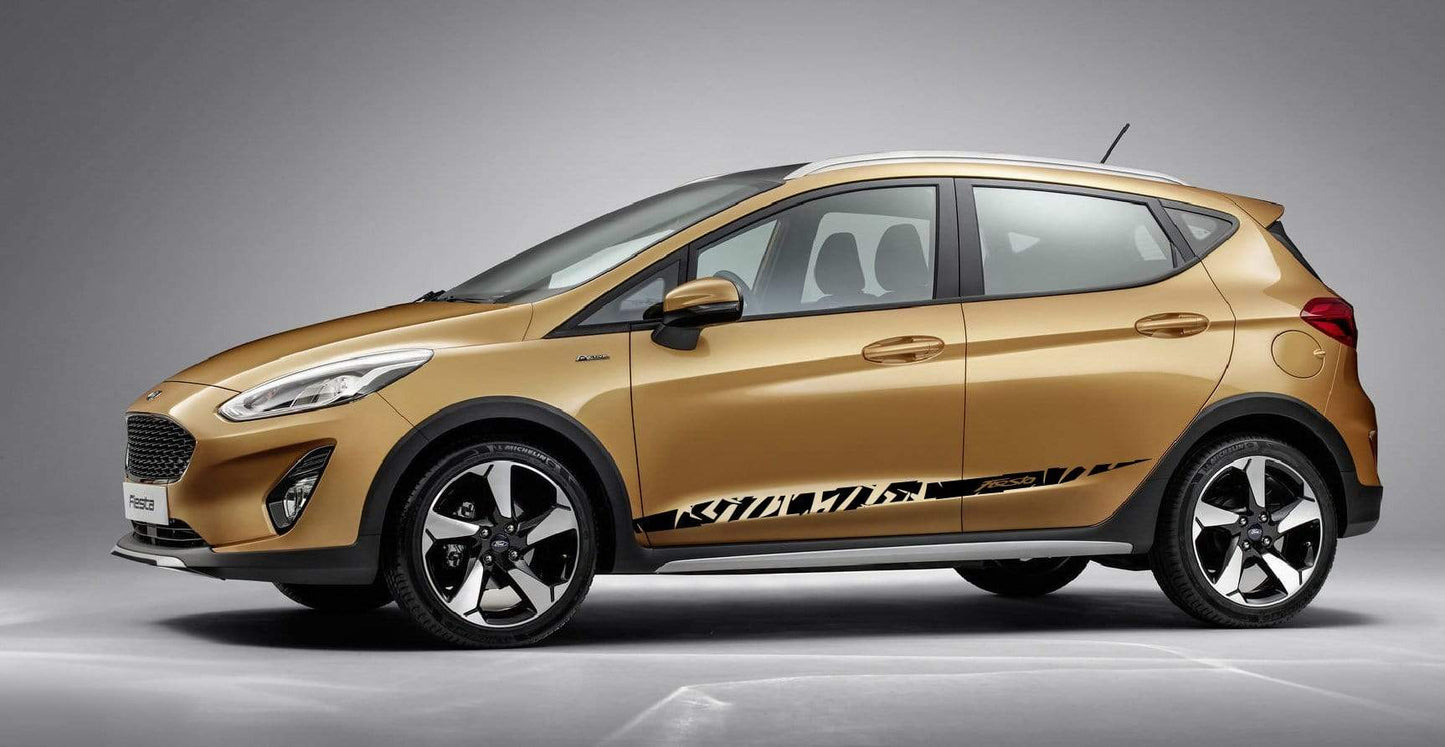 New Premium Vinyl Stickers Compatible with Ford Fiesta Stylish Exclusive Car