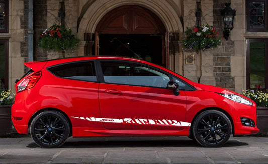 New Premium Vinyl Stickers Compatible with Ford Fiesta Stylish Exclusive Car