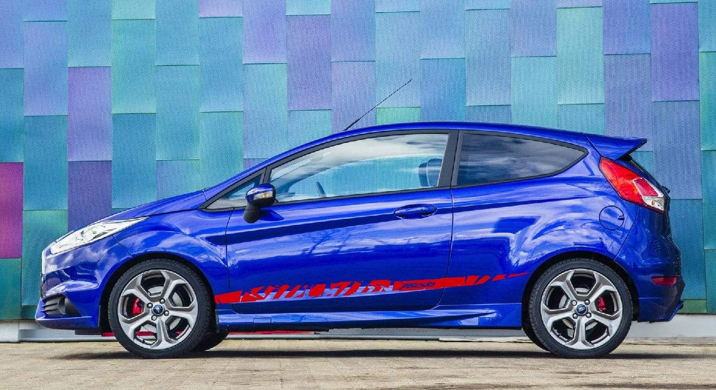 New Premium Vinyl Stickers Compatible with Ford Fiesta Stylish Exclusive Car