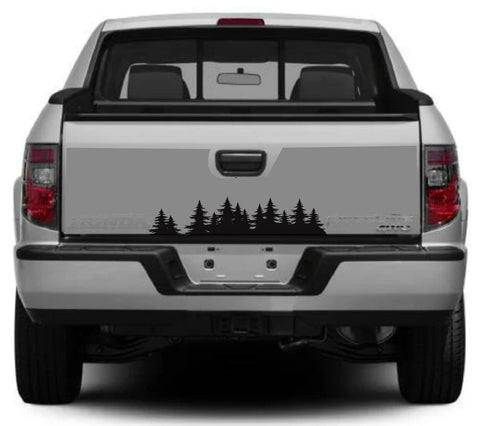 Vinyl Graphics Forest Design Tailgate Vinyl Stickers Compatible With Honda Ridgeline