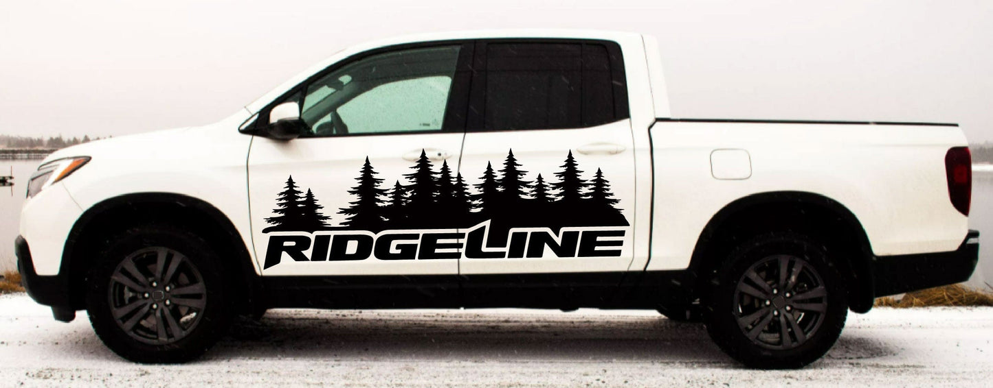 Vinyl Graphics Forest Logo Design Graphics Vinyl Stickers Compatible With Honda Ridgeline