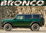 Vinyl Graphics Front Logo Design Stickers Decals Vinyl Graphics Compatible With Ford Bronco