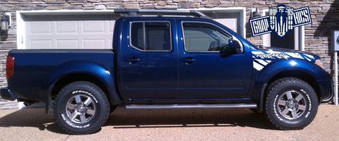 Graphic Decal Sticker Vinyl Door Kit for Nissan Frontier - Brothers-Graphics