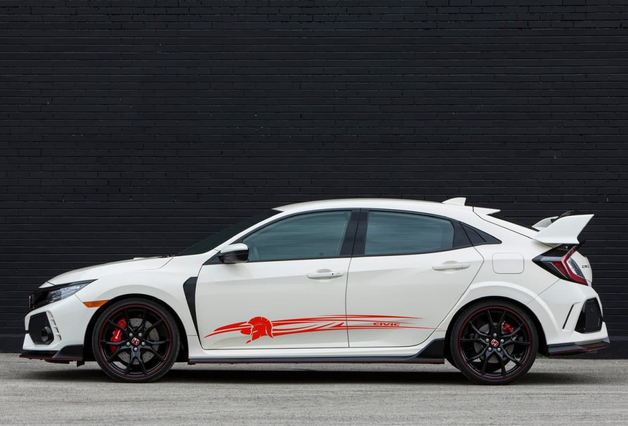 Vinyl Graphics Graphic Line Stickers Compatible With Honda Civic, All Models Size