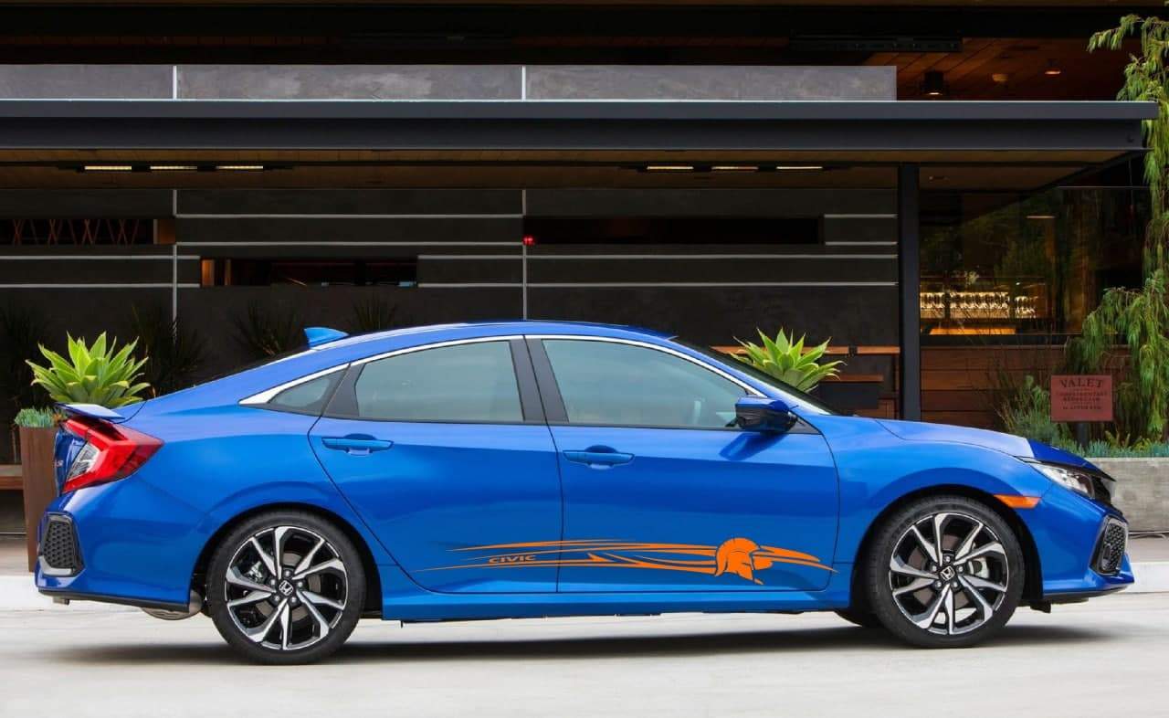 Vinyl Graphics Graphic Line Stickers Compatible With Honda Civic, All Models Size