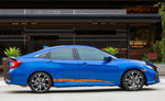 Vinyl Graphics Graphic Line Stickers Compatible With Honda Civic, All Models Size
