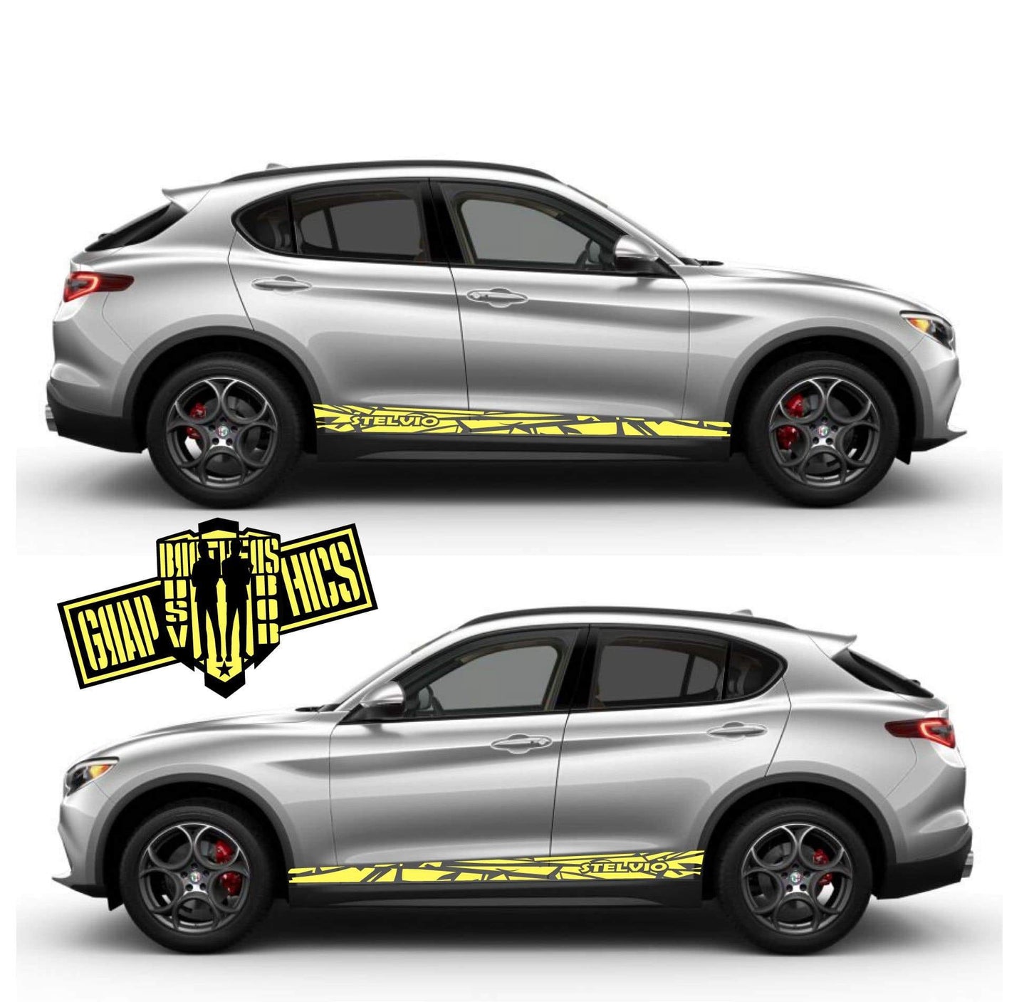 Graphic Sticker Kit for Alfa Romeo Stelvio - Brothers-Graphics