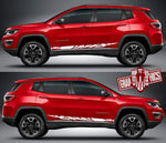 Graphics Decal Stickers Car Racing Vinyl Decal Sticker for Jeep Compass - Brothers-Graphics