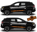 Graphics Decal Stickers Car Racing Vinyl Decal Sticker for Jeep Compass - Brothers-Graphics