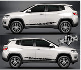 Graphics Decal Stickers Car Racing Vinyl Decal Sticker for Jeep Compass - Brothers-Graphics