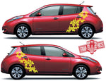 Graphics Decal Stickers Car Racing Vinyl Decal Sticker for Nissan Leaf - Brothers-Graphics