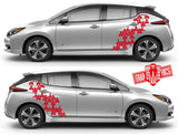 Graphics Decal Stickers Car Racing Vinyl Decal Sticker for Nissan Leaf - Brothers-Graphics