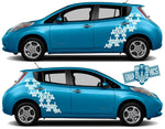 Graphics Decal Stickers Car Racing Vinyl Decal Sticker for Nissan Leaf - Brothers-Graphics