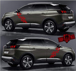 Graphics Decal Stickers Car Racing Vinyl Decal Sticker for Peugeot 3008 - Brothers-Graphics