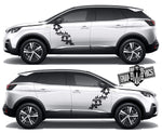 Graphics Decal Stickers Car Racing Vinyl Decal Sticker for Peugeot 3008 - Brothers-Graphics