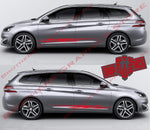 Graphics Decal Stickers Car Racing Vinyl Decal Sticker for Peugeot 308 SW - Brothers-Graphics