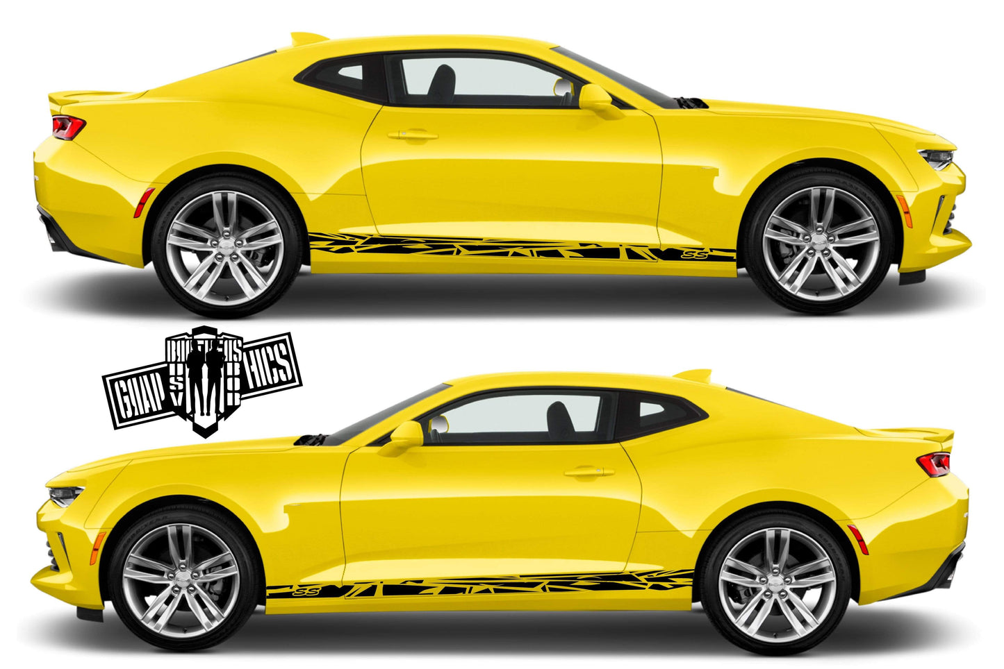 Graphics Line Sticker Car Side Stripe Decal for Chevrolet Camaro - Brothers-Graphics