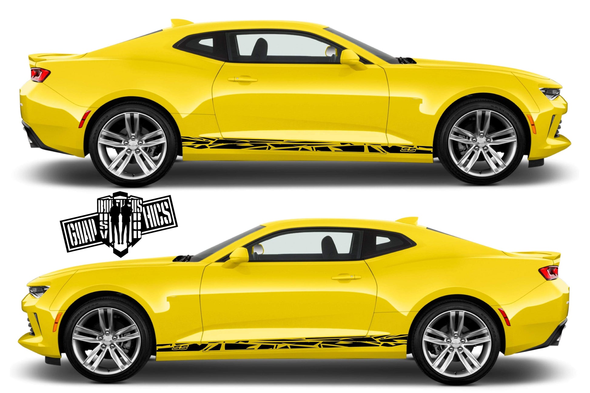 Graphics Line Sticker Car Side Stripe Decal for Chevrolet Camaro - Brothers-Graphics