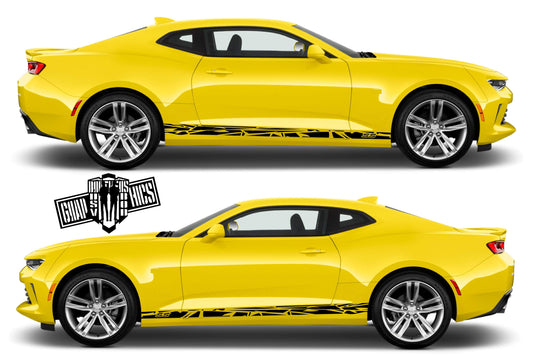 Graphics Line Sticker Car Side Stripe Decal for Chevrolet Camaro - Brothers-Graphics
