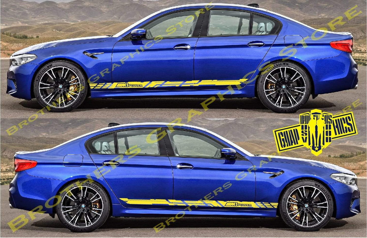 Vinyl Graphics Graphics Line Sticker Vinyl Stripes For BMW M5