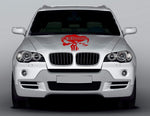 Graphics Hoods Skull Sticker For BMW X5 decals - Brothers-Graphics