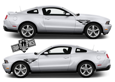 Graphics Racing Decal Sticker Side Stripe Ford Mustang 2000-2020 - Brothers-Graphics