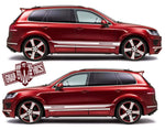Graphics Racing Decal Sticker Side Stripe Vw Touareg - Brothers-Graphics