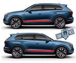 Graphics Racing Decal Sticker Side Stripe Vw Touareg - Brothers-Graphics