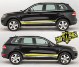 Graphics Racing Decal Sticker Side Stripe Vw Touareg - Brothers-Graphics