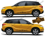 Graphics Racing Line Sticker Car Side Vinyl Stripe Fit Suzuki Vitara - Brothers-Graphics