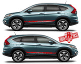 Graphics Racing Line Sticker Car Side VINYL Stripe For Honda CR-V - Brothers-Graphics
