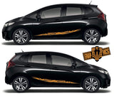 Graphics Racing Line Sticker Car Vinyl Stripes For Honda Jazz - Brothers-Graphics