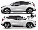 Graphics Racing Sticker Car Side Vinyl Stripes Fit For Honda HR-V - Brothers-Graphics