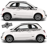 Graphics Racing Sticker Car Vinyl Stripes For Fiat Abarth 500 - Brothers-Graphics