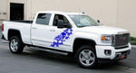 Graphics Racing Sticker Car Vinyl Stripes For GMC Sierra - Brothers-Graphics