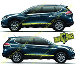 Graphics Racing Sticker Car Vinyl Stripes For Nissan X-Trail - Brothers-Graphics