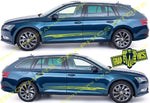 Graphics Racing Sticker Car Vinyl Stripes For Skoda Superb - Brothers-Graphics