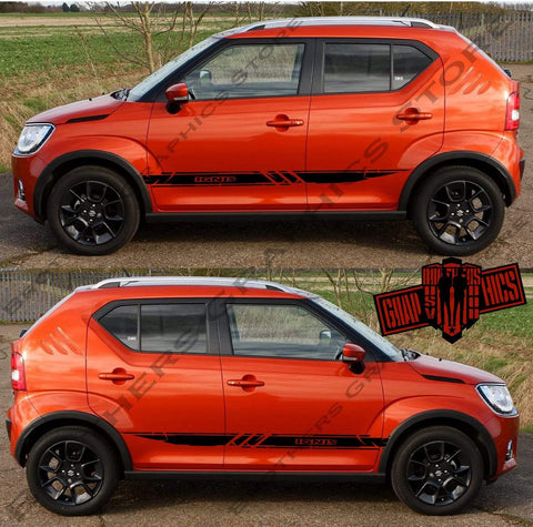 Graphics Racing Sticker Car Vinyl Stripes For Suzuki Ignis - Brothers-Graphics