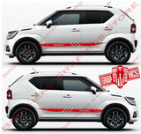 Graphics Racing Sticker Car Vinyl Stripes For Suzuki Ignis - Brothers-Graphics