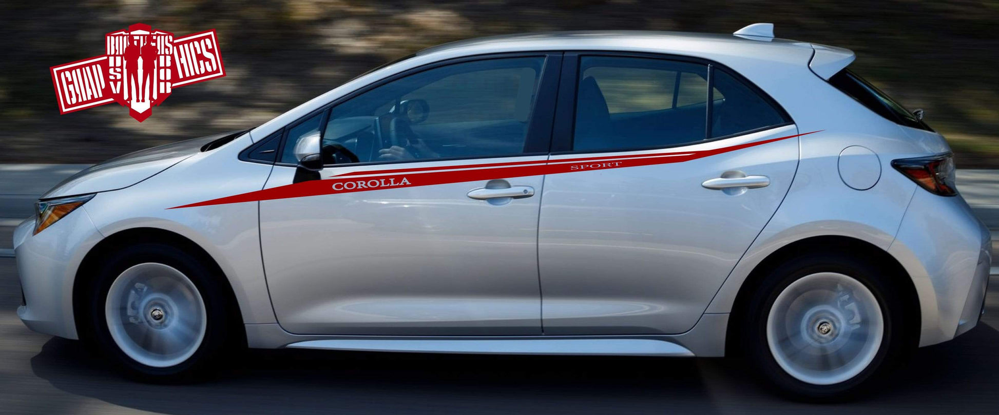 Graphics Racing Sticker Car Vinyl Stripes Toyota Corolla Decals - Brothers-Graphics