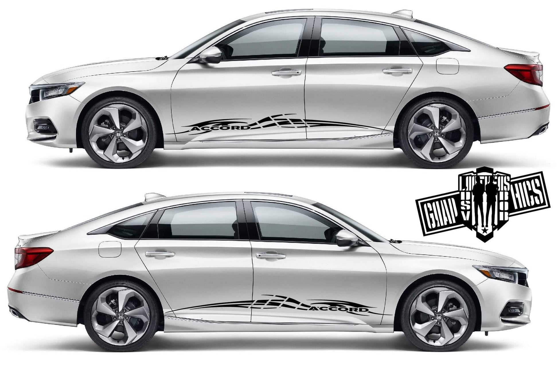 Graphics Racing Sticker Vinyl Stripe For Honda Accord - Brothers-Graphics