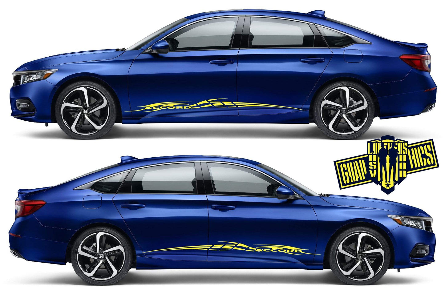 Graphics Racing Sticker Vinyl Stripe For Honda Accord - Brothers-Graphics