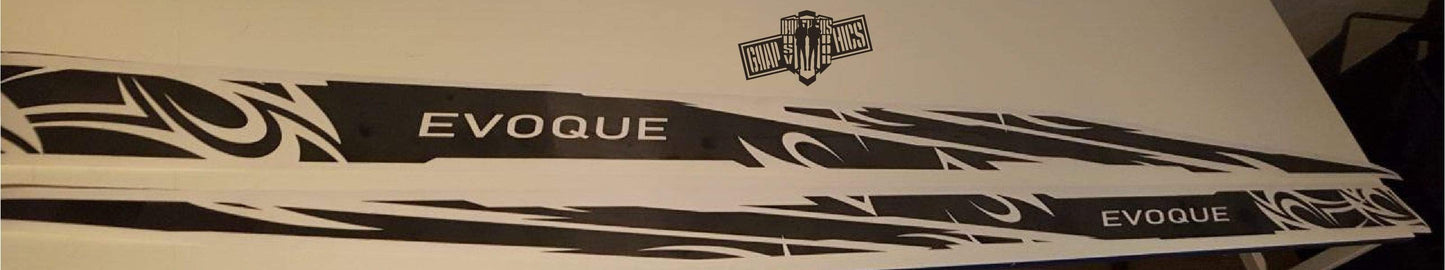 Graphics Racing Sticker Vinyl Stripe For Range Rover Evoque - Brothers-Graphics